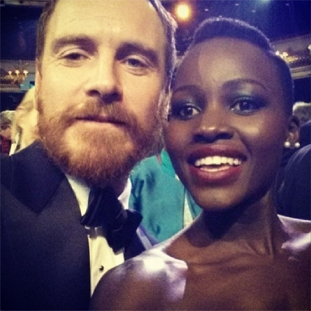 Lupita Nyong'o Michael Fassbender Lupita Nyong'o Michael Fassbender